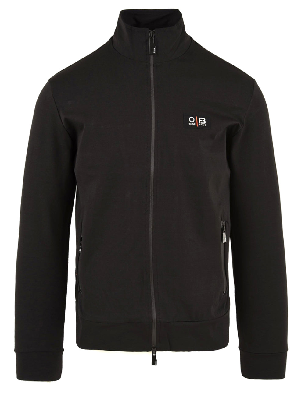 Full Zip Felpa Con Zip Uomo Senza Cappuccio Felpa Nera Da Uomo Con