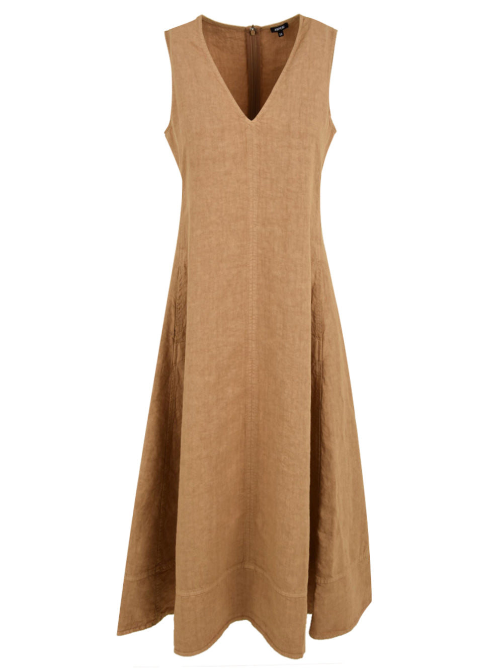 aspesi linen dress Aspesi Women's long sleeveless linen dress