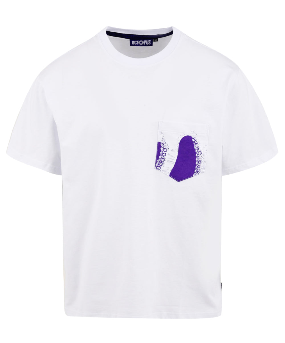 T-shirt OCTOPUS Uomo 24SOTS04 Bianco