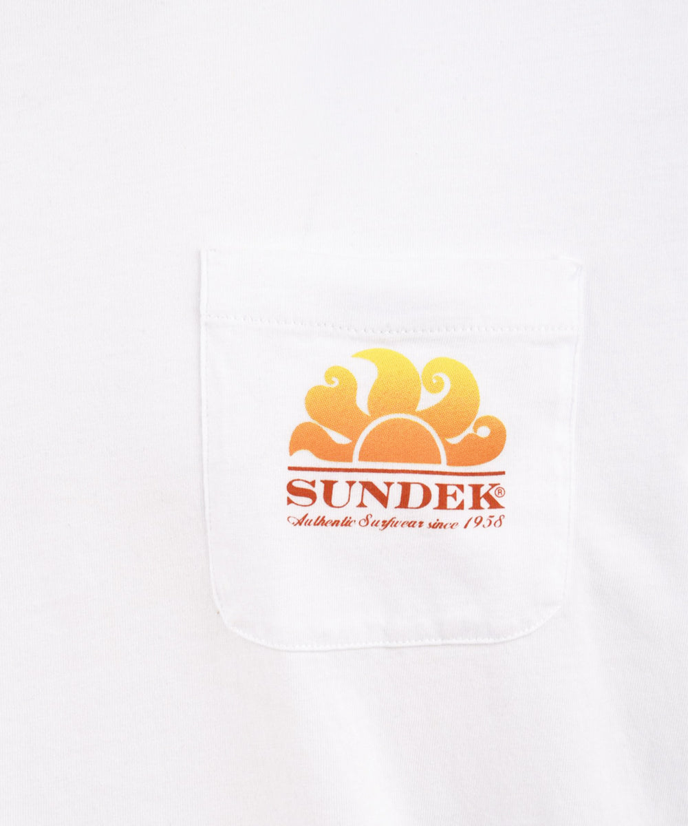 T-shirt SUNDEK Uomo M028TEJ7800 Bianco
