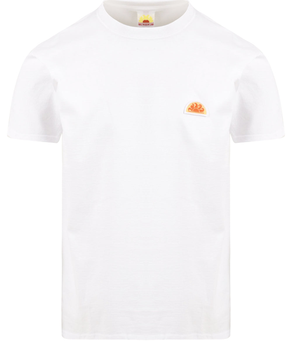 T-shirt SUNDEK Uomo M643TEJY300 Bianco
