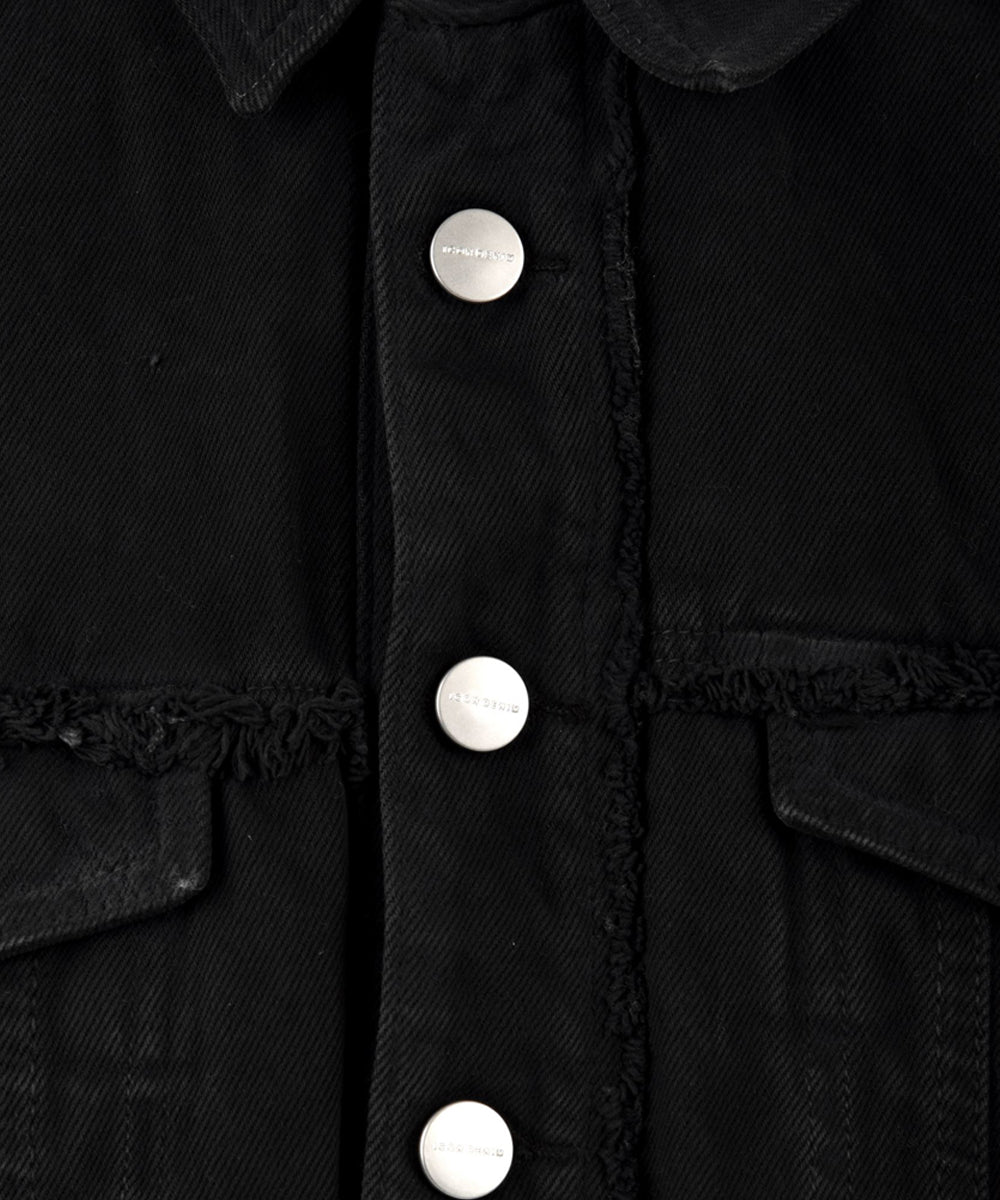 Camicia Donna Vera nera, Icon Denim Los Angeles, dettaglio bottoni