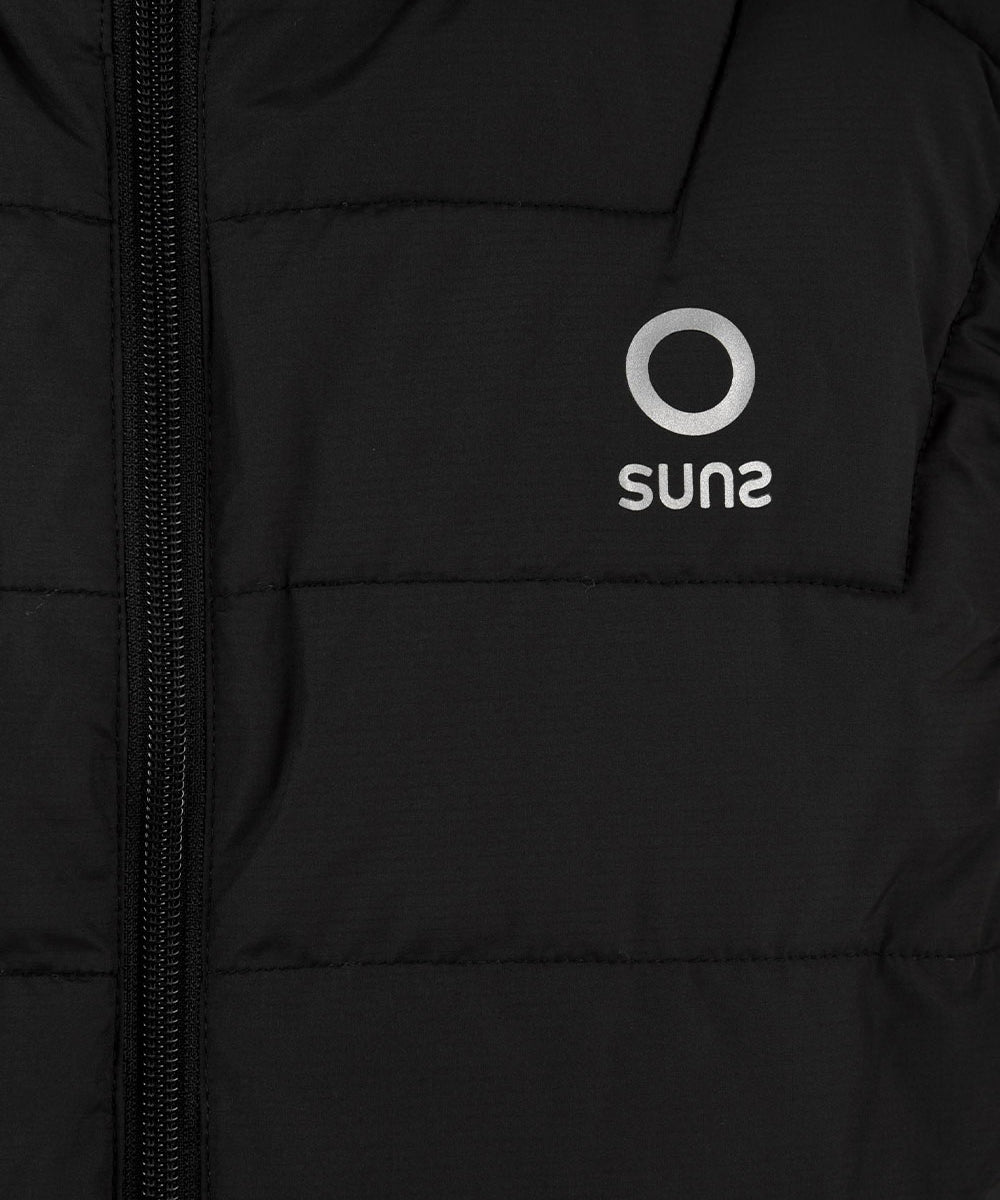 Gilet Uomo in nylon Oty Nero, Suns, logo