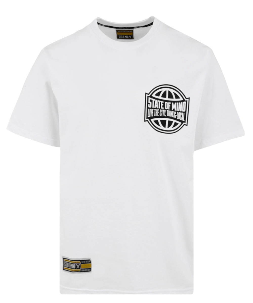 T-shirt 5TATE OF MIND Uomo M088 Bianco