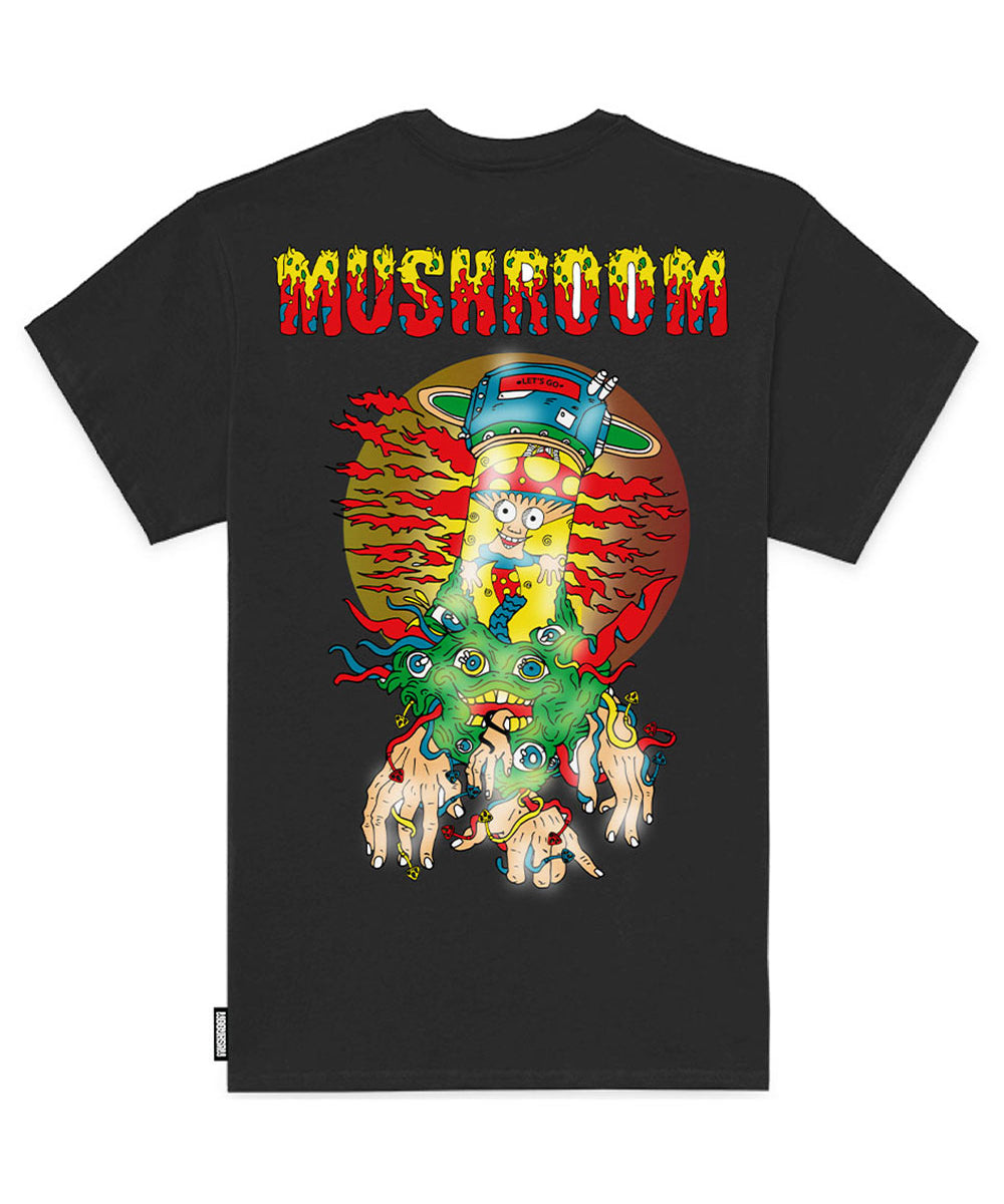 T-shirt MUSHROOM Uomo MU12019 Nero