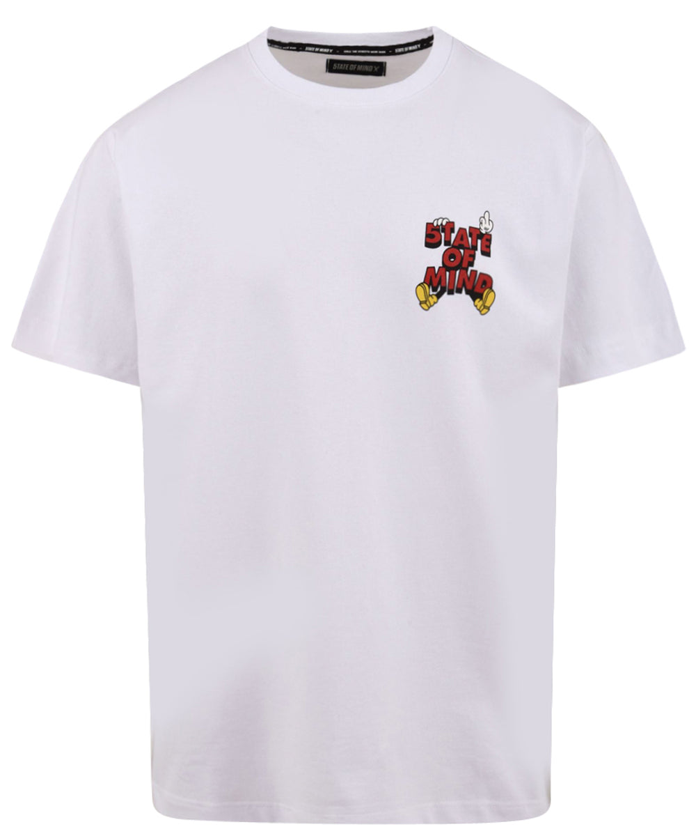 T-shirt 5TATE OF MIND Uomo TSSOM4125 Bianco