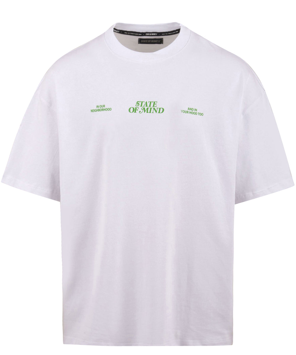 T-shirt 5TATE OF MIND Uomo TSSOM4136 Bianco