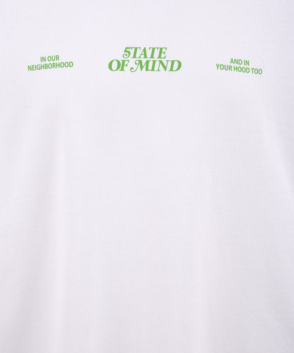 T-shirt 5TATE OF MIND Uomo TSSOM4136 Bianco