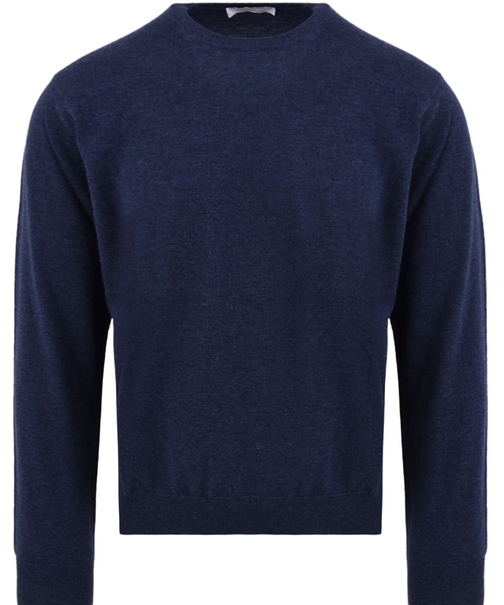 Maglione girocollo in Cashmere FILIPPO DE LAURENTIIS Uomo - Blue
