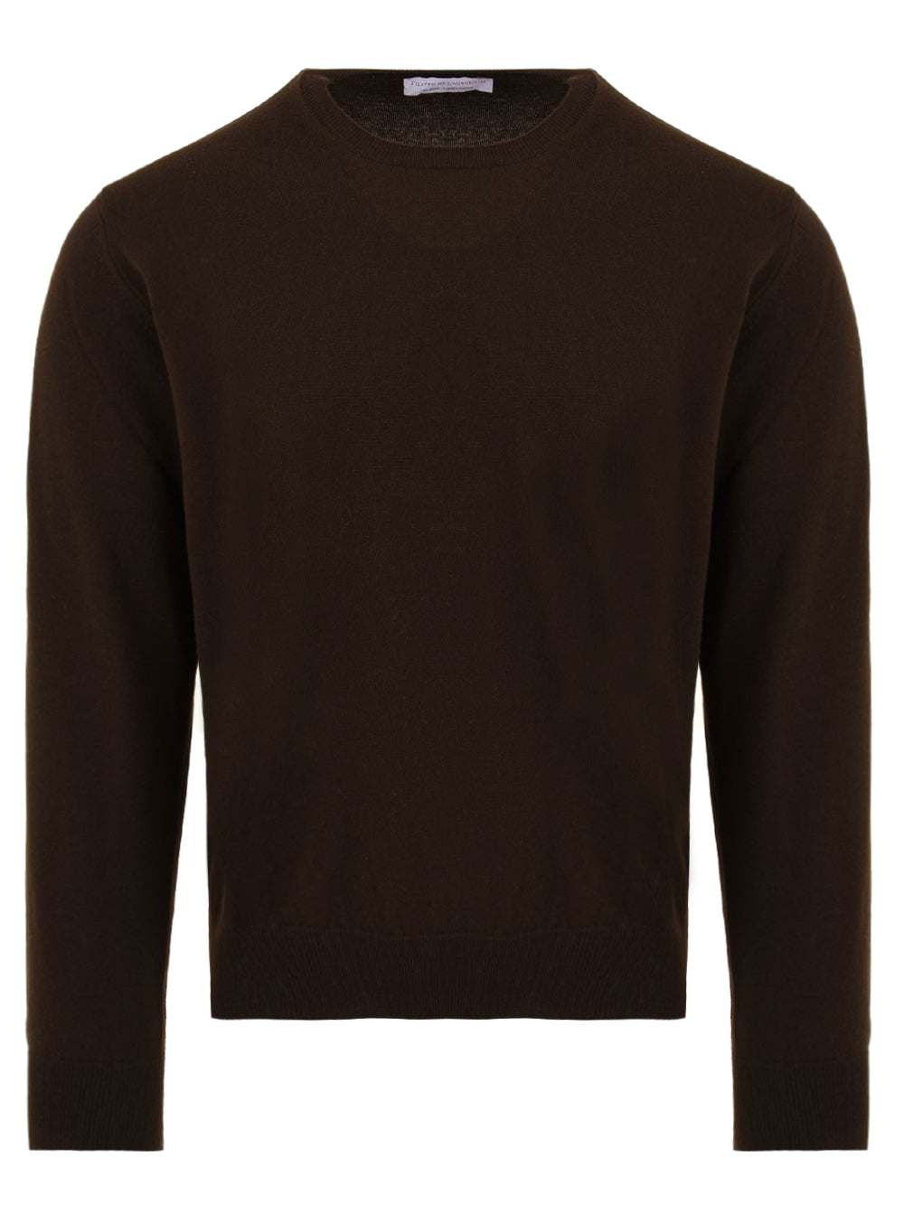 Maglione girocollo in Cashmere FILIPPO DE LAURENTIIS Uomo - Marrone