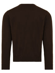 Maglione girocollo in Cashmere FILIPPO DE LAURENTIIS Uomo - Marrone