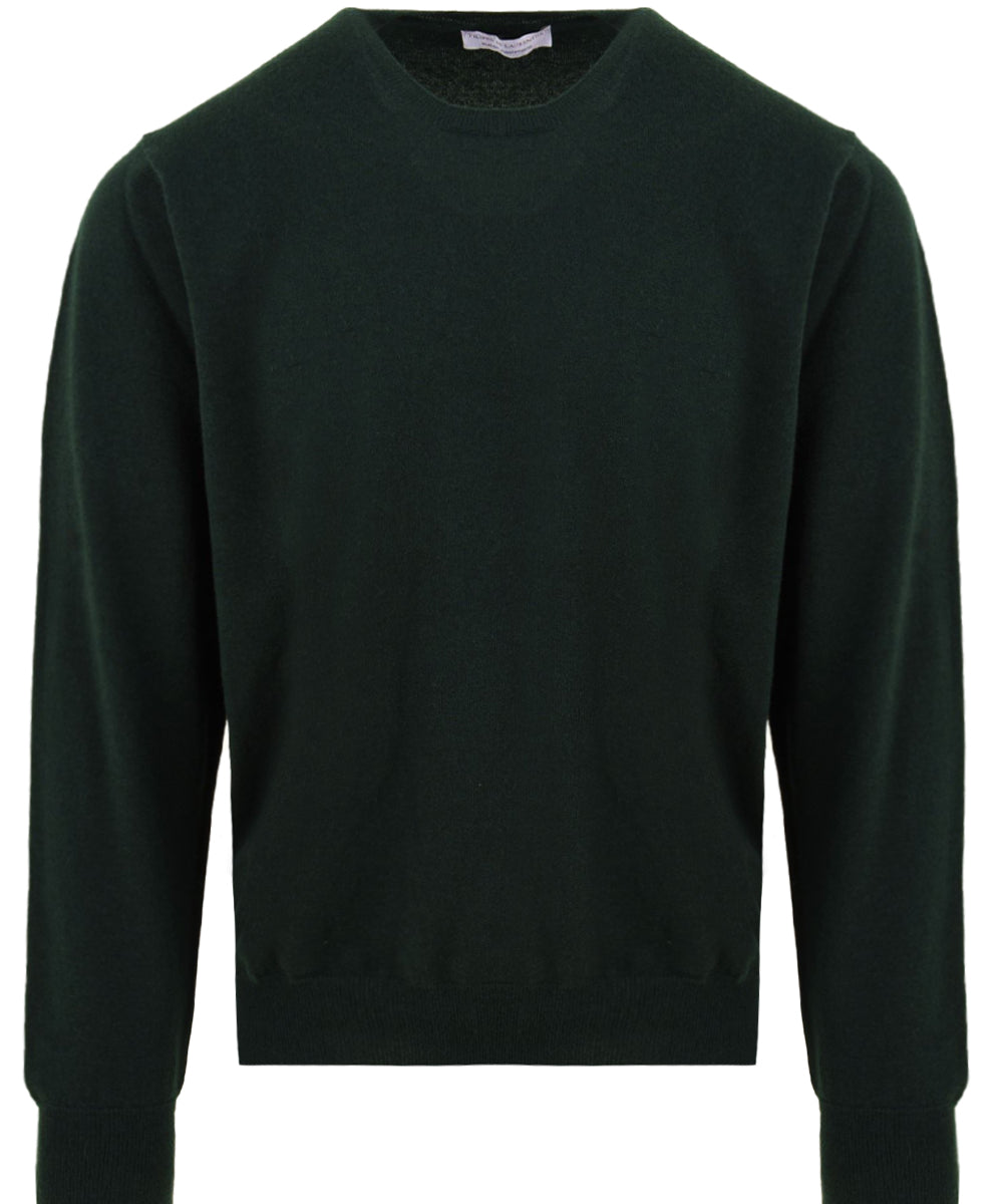 Maglione girocollo in Cashmere FILIPPO DE LAURENTIIS Uomo - Verde