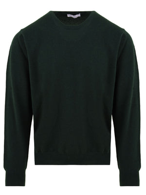 Maglione girocollo in Cashmere FILIPPO DE LAURENTIIS Uomo - Verde
