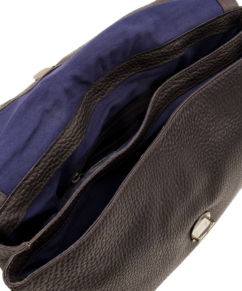 Borsa Simple Brief THE JACK LEATHERS Unisex - Marrone