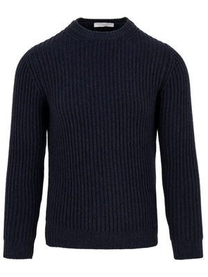Maglione girocollo cashmere FILIPPO DE LAURENTIIS Uomo - Blue