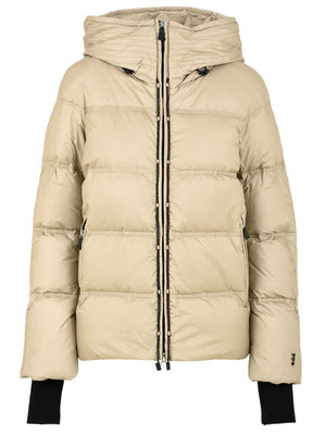 Veste en nylon à capuche pour femme