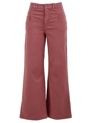 Pantalone Donna Rosa fondo a zampa