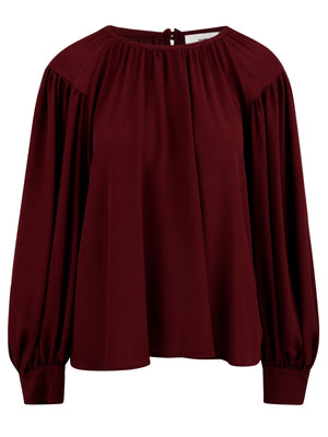 Red dyed women's shirt