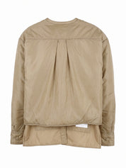 Camicia Donna con taschino sul petto Beige
