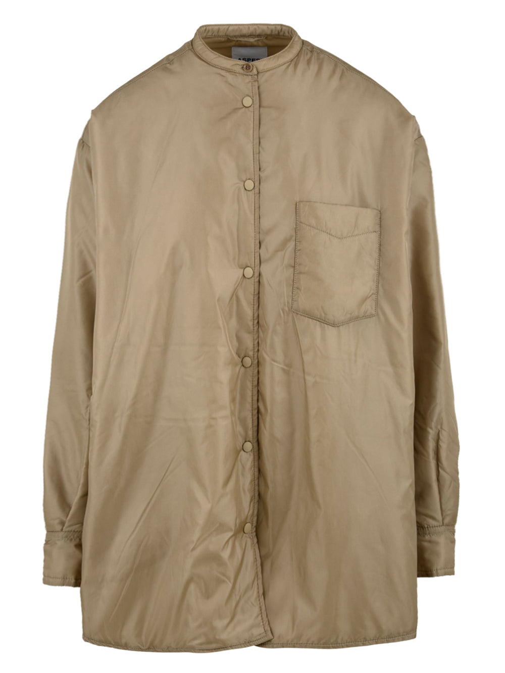 Camicia Donna con taschino sul petto Beige