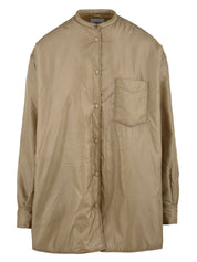 Camicia Donna con taschino sul petto Beige