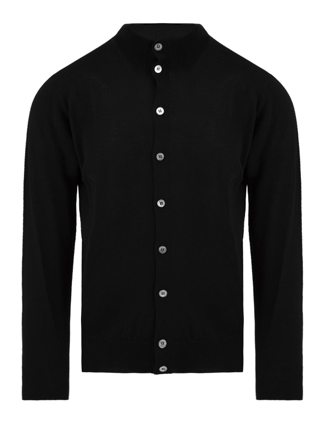 Cardigan Blusotto con bottoni FILIPPO DE LAURENTIIS Uomo - Nero