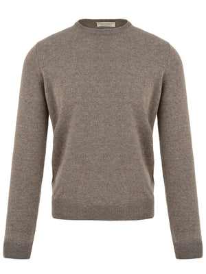 Maglione Uomo grigio regular a girocollo
