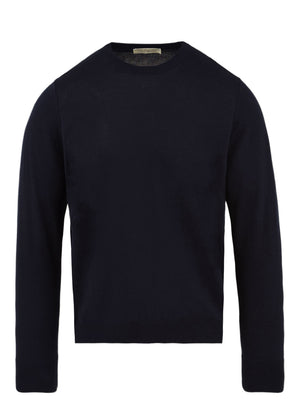 Maglione Uomo blu in tinta unita