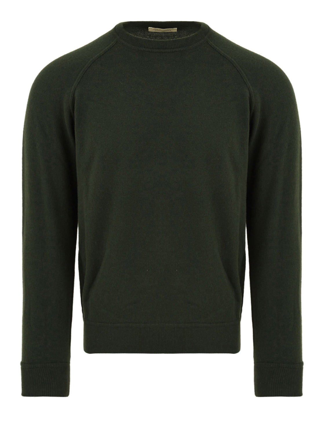 Maglione girocollo raglan FILIPPO DE LAURENTIIS Uomo - Verde