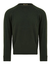 Maglione girocollo raglan FILIPPO DE LAURENTIIS Uomo - Verde