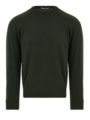 Maglione girocollo raglan FILIPPO DE LAURENTIIS Uomo - Verde