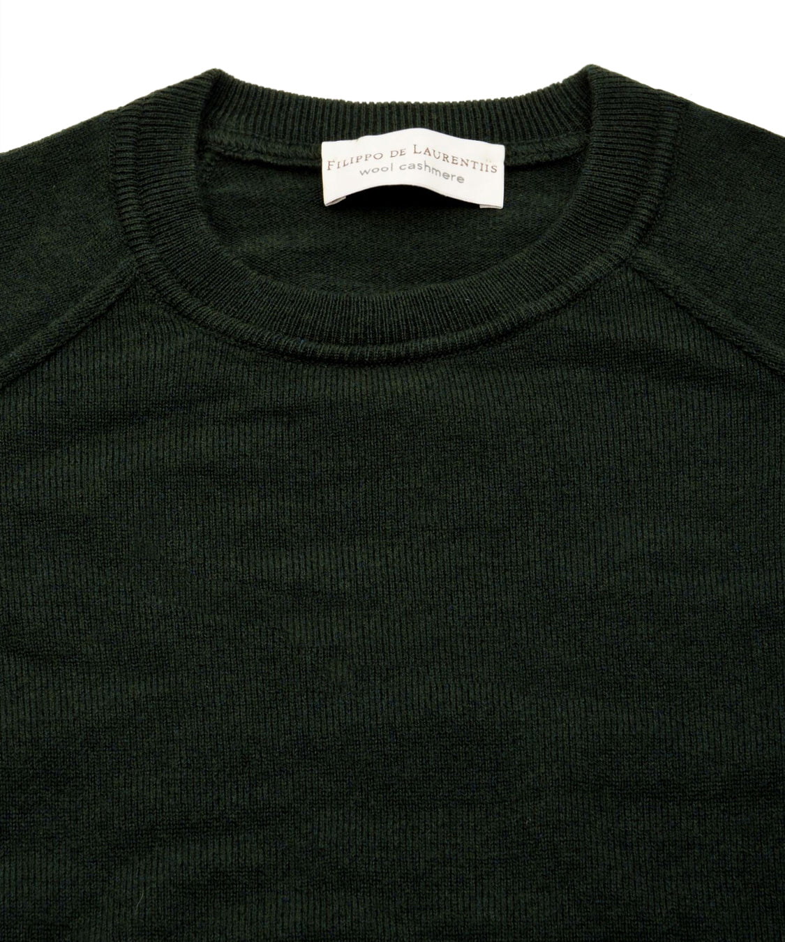 Maglione girocollo raglan FILIPPO DE LAURENTIIS Uomo - Verde