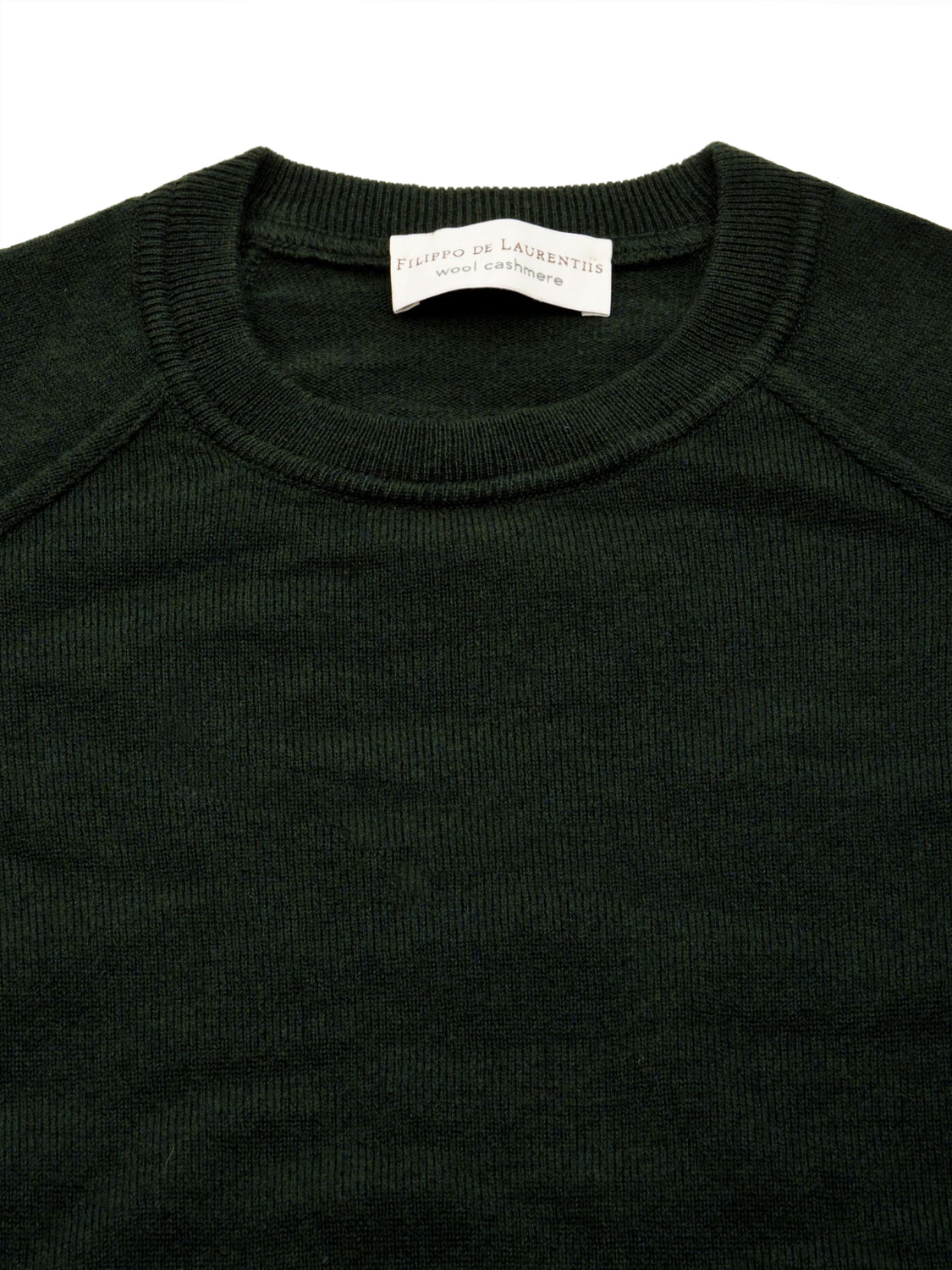 Maglione girocollo raglan FILIPPO DE LAURENTIIS Uomo - Verde
