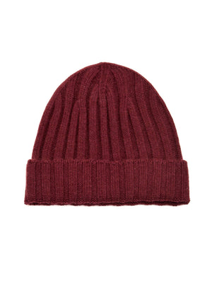 Cappello Uomo a coste rosso