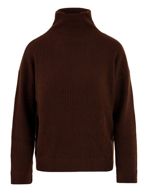Pull marron Femme Yulia