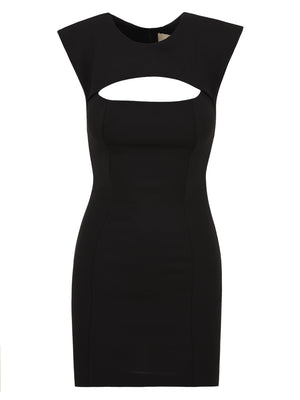 Aniye By Women's Dress with Padded Shoulders