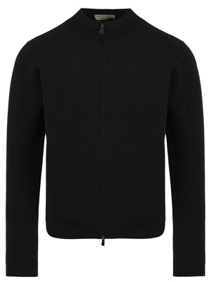 Maglione con zip FILIPPO DE LAURENTIIS Uomo - Nero