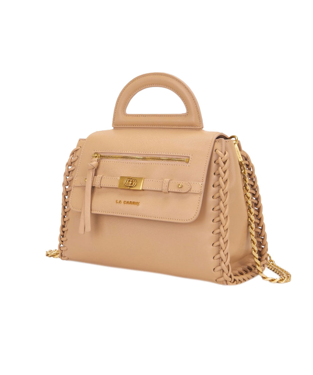 Borsa LA CARRIE Donna 142P-NM-230-LEA Beige