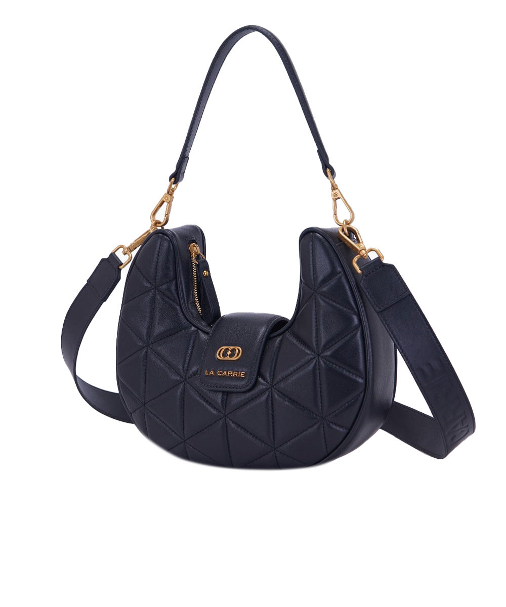 Borsa LA CARRIE Donna 142P-OM-221-LEA Nero