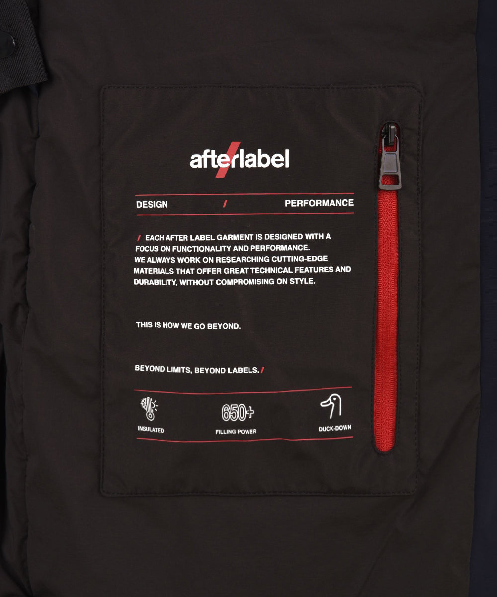 Giubbotto Lungo Ortisei N081 AFTER LABEL Donna - Blue