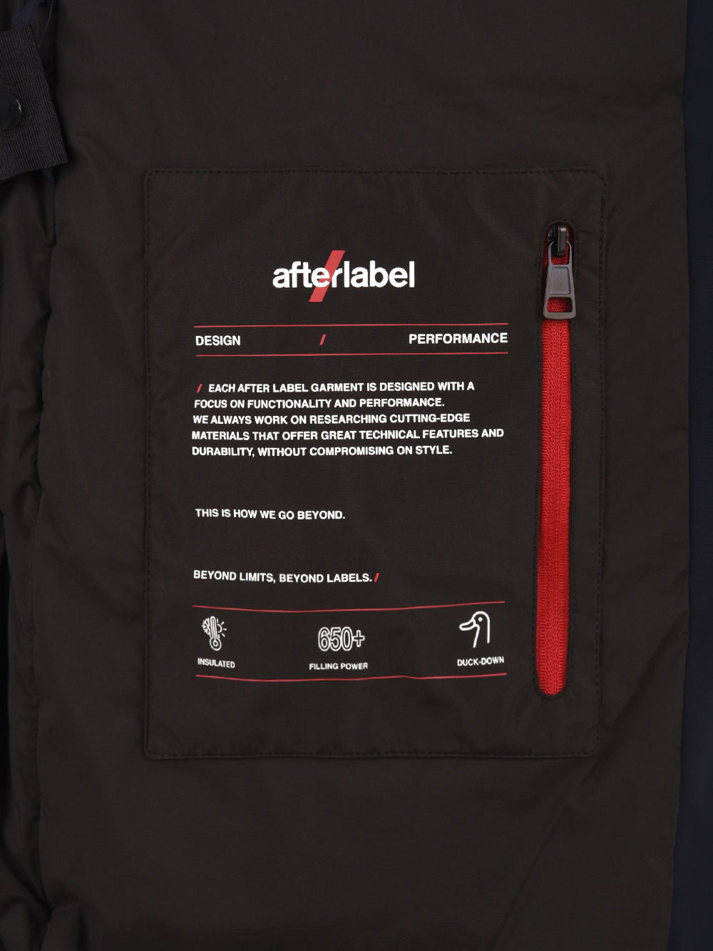 Giubbotto Lungo Ortisei N081 AFTER LABEL Donna - Blue