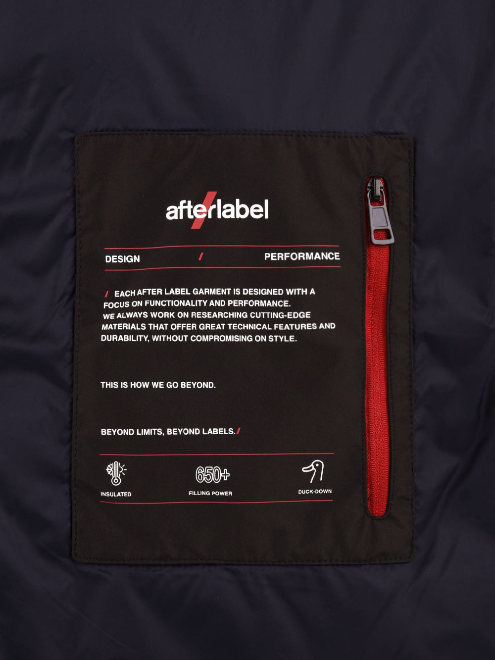 Giubbotto Verbier AFTER LABEL Uomo - Blue