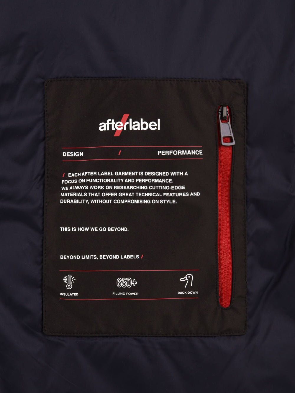 Giubbotto Verbier AFTER LABEL Uomo - Nero