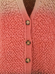 Gilet in punto pelliccia sfumato AKEP Donna - Multicolore