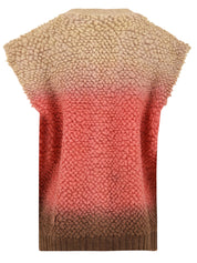 Gilet in punto pelliccia sfumato AKEP Donna - Multicolore