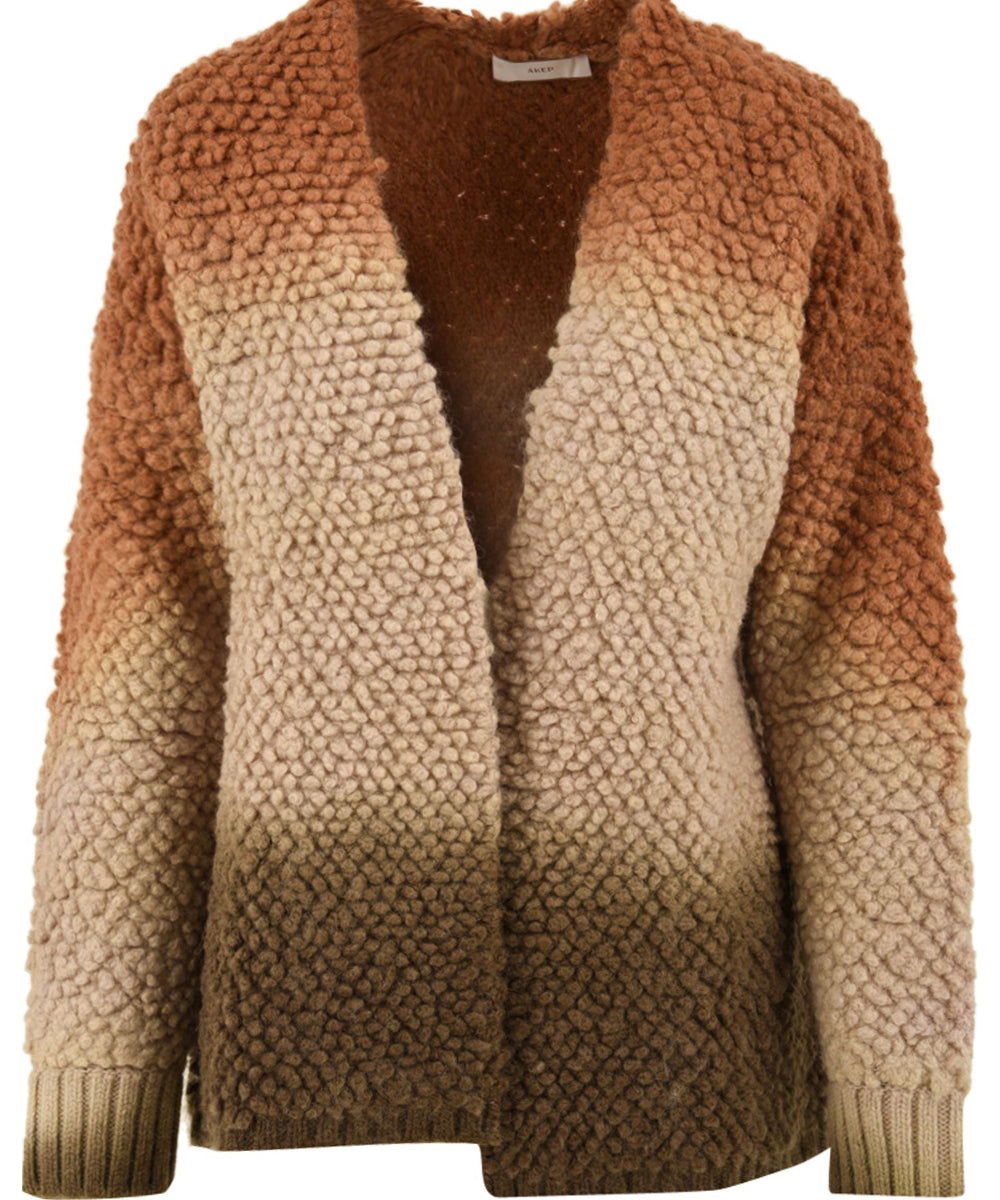 Cappotto in punto pelliccia sfumato AKEP Donna - Multicolore