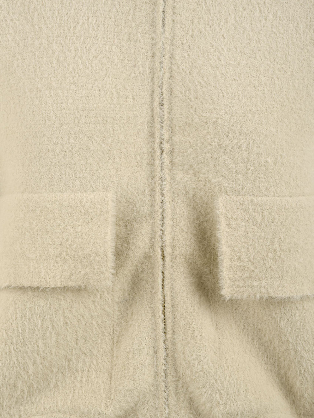 Giubbotto effetto pelo con zip AKEP Donna - Bianco