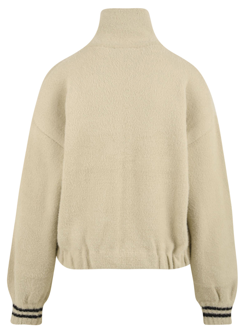 Giubbotto effetto pelo con zip AKEP Donna - Bianco