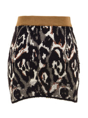 Gonna jacquard maculato AKEP Donna - Multicolore