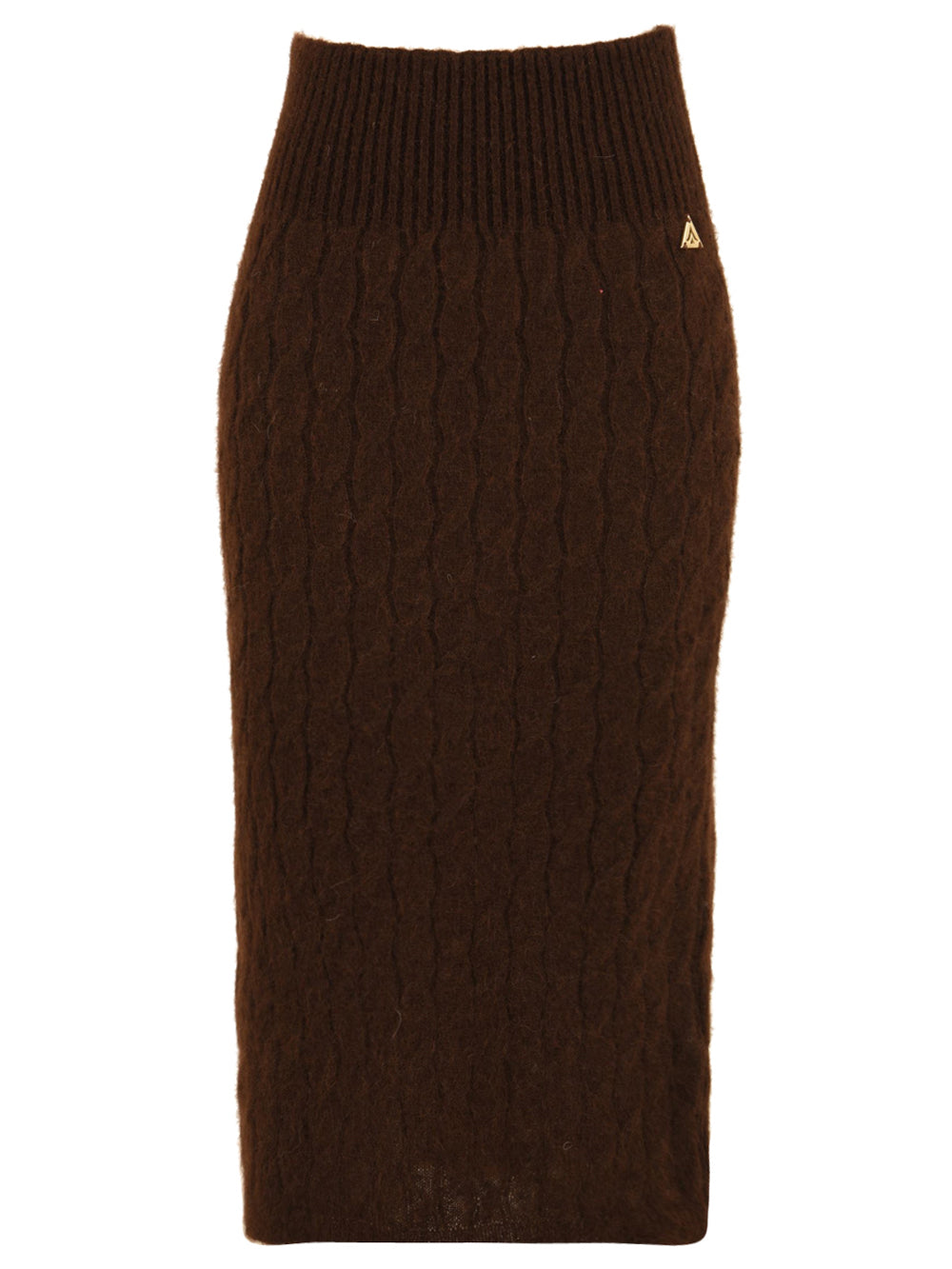 Gonna longuette in costa inglese AKEP Donna - Marrone